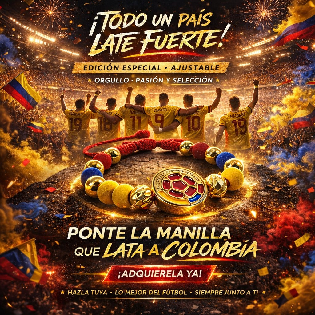 Colombia Wrist™ — Manilla Tricolor Selección Colombia